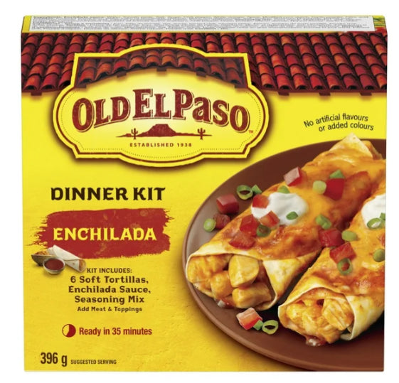 Old El Paso Dinner Kit Enchilada, 396g