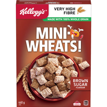 Mini Wheats Brown Sugar Breakfast Cereal 460g