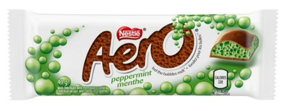 Nestle Aero Peppermint Chocolate Bar, 41g