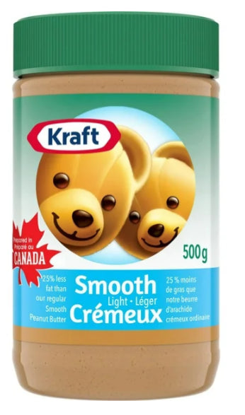 Kraft Smooth Light Peanut Butter, 500g