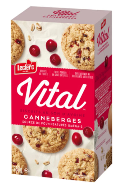 Vital Cookie Oat Bran Cranberry 280g