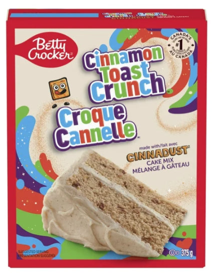 Betty Crocker Cinnamon Toast Crunch with Cinnadust Cake Mix, 375g