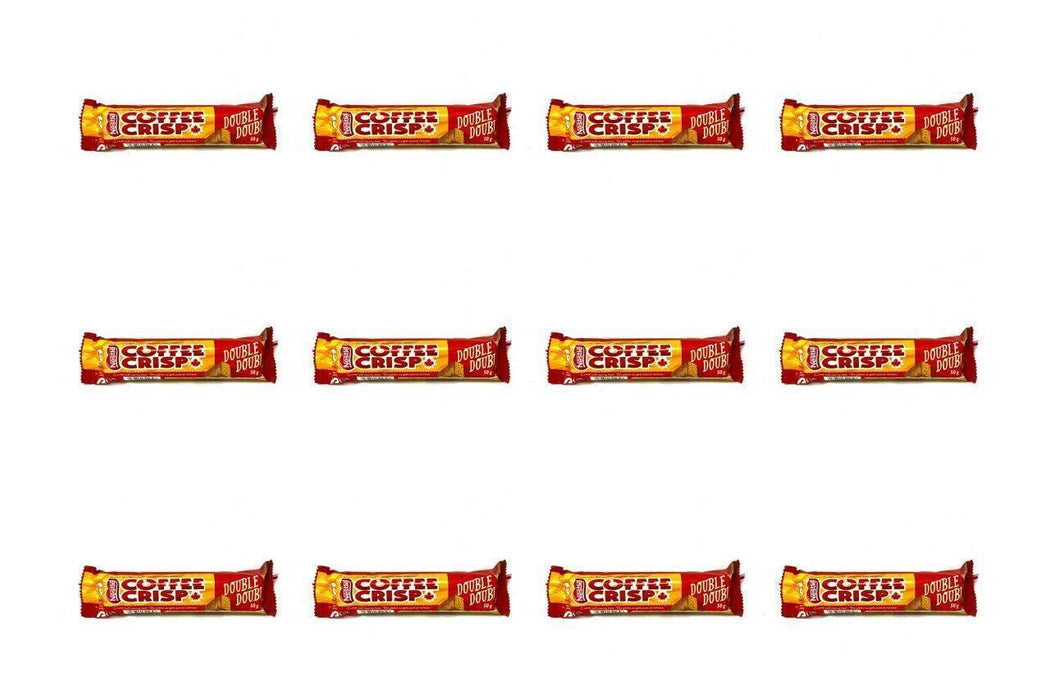 Nestle Coffee Crisp Double Double Chocolate Bars 1.8oz Each 12 Full Size Bars