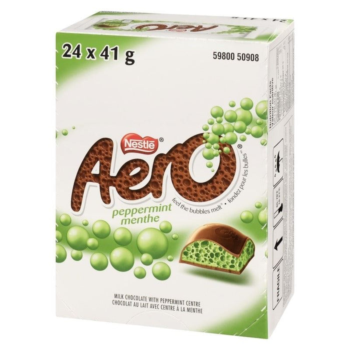 Nestle Aero Peppermint Chocolate Bars Case, 24x41g