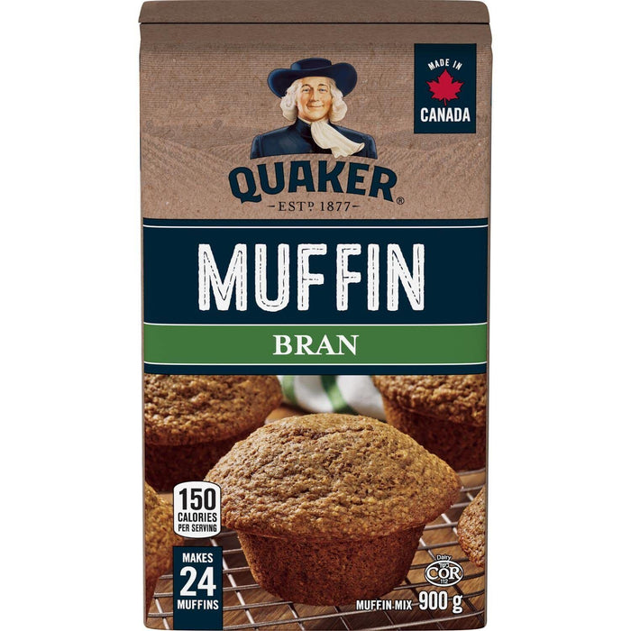 Quaker Muffin Mix Bran, 900g 12 BAGS - CanadaGrocery