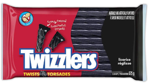 Twizzlers BLACK Licorice 13.2oz/375g - CanadaGrocery