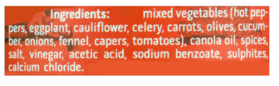 Chuck Hughes Vegan Antipasto Spicy 375ml