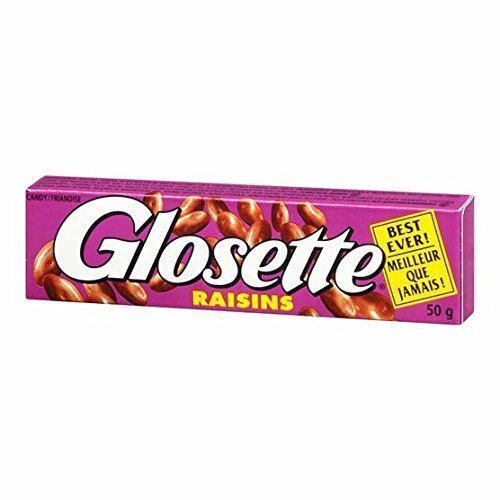 Glosette Raisin Chocolate Candy 50g Each 10 Boxes