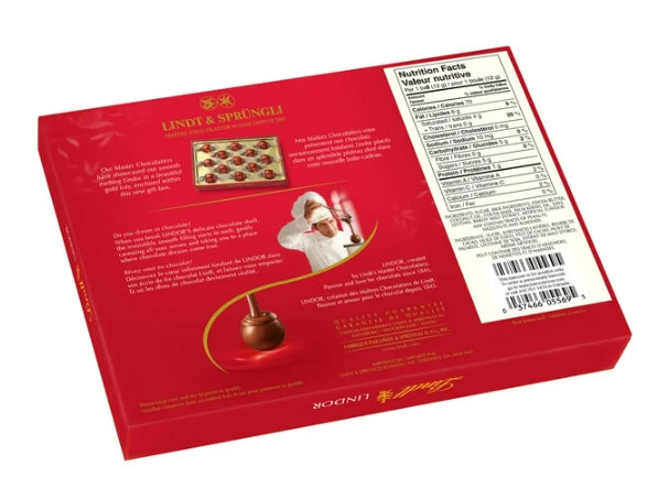 Lindt LINDOR Milk Chocolate Truffles, 156g Box, 13x12g