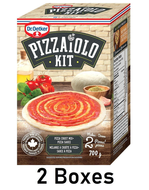 Dr. Oetker Pizzaiolo Pizza Kit Crust Mix & Sauce 700g Each 2 Boxes - CanadaGrocery