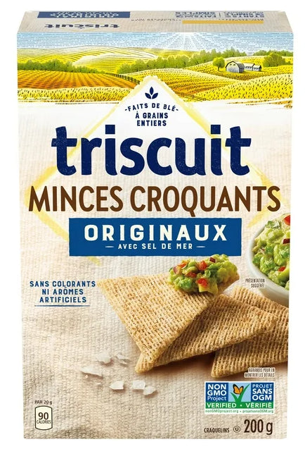 Triscuit Thin Crisps, Original Snacking Crackers, 200g