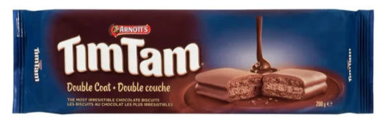 Arnott's Tim Tam Double Coat Chocolate Cookies, 200g