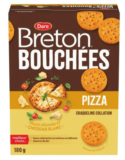 Dare Breton Bites Pizza Crackers, 180g