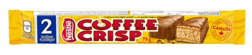 Nestle Coffee Crisp Share Size 2 Piece Wafer Bar, 75g