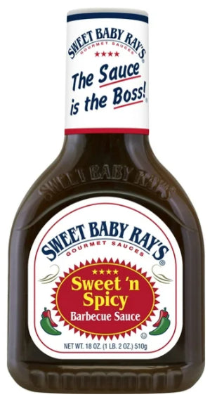 Sweet Baby Ray's BBQ Sauce, Sweet and Spicy BBQ Sauce, 425mL