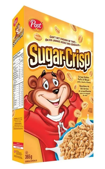 Post Sugar Crisp Cereal, 365g