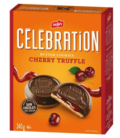 Celebration Cherry Truffle Chocolate Cookies, 240g