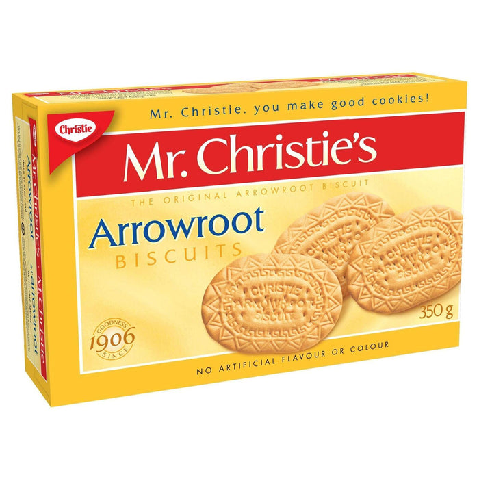 Mr. Christie's Original Arrowroot Biscuits 350g/12.35oz, BOX - CanadaGrocery