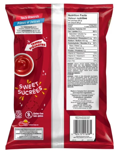 Lay's Ketchup Flavored Potato Chips, 66g