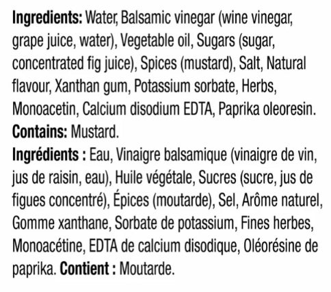 Kraft Calorie-Wise Balsamic Vinagrette Salad Dressing, 425ml