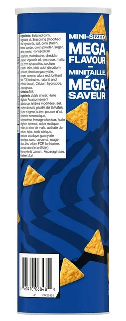 Doritos Minis Cool Ranch Flavored Tortilla Chips, Canister, 145g