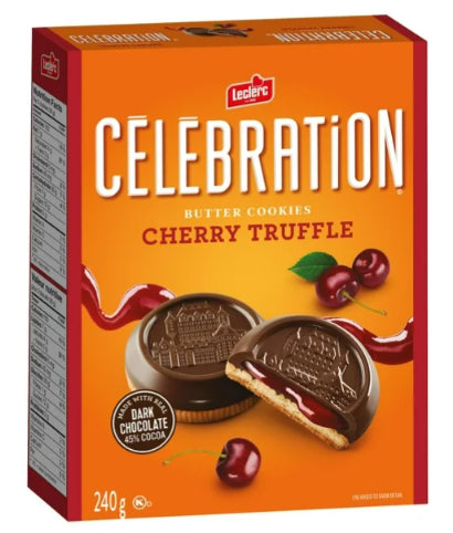 Celebration Cherry Truffle Chocolate Cookies, 240g