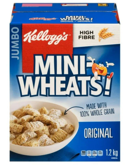 Kellogg's Mini-Wheats Breakfast Cereal Original, 1200g