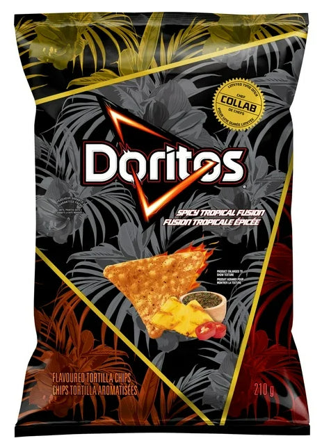 Doritos Spicy Tropical Fusion Flavored Tortilla Chips, 210g