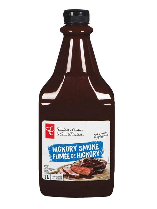 President's Choice Barbecue Sauce Hickory Smoke Flavour 1L/33.8oz