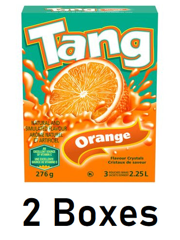 Tang Crystals Orange Juice, 2.25L Each 2 Boxes