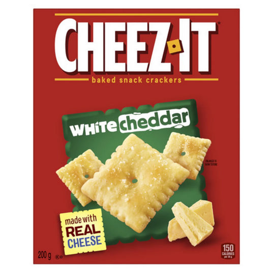 Cheez-It Baked Snack Crackers White Cheddar Flavor, 200g