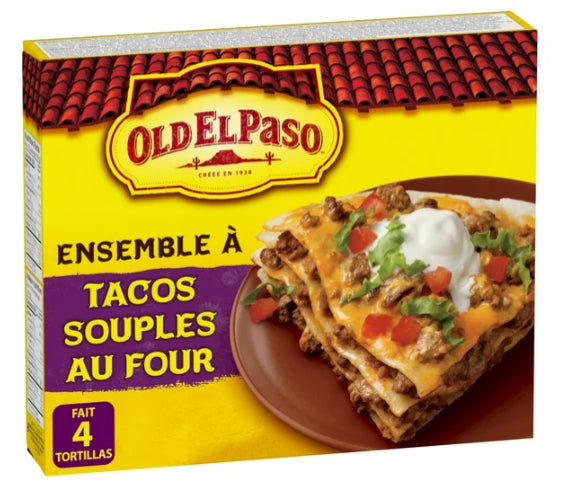 Old El Paso Soft Taco Bake Dinner Kit, 312g