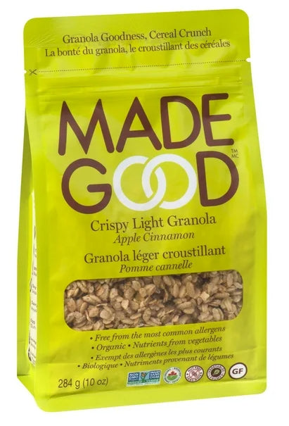 MadeGood Apple Cinnamon Crispy Light Granola 284g