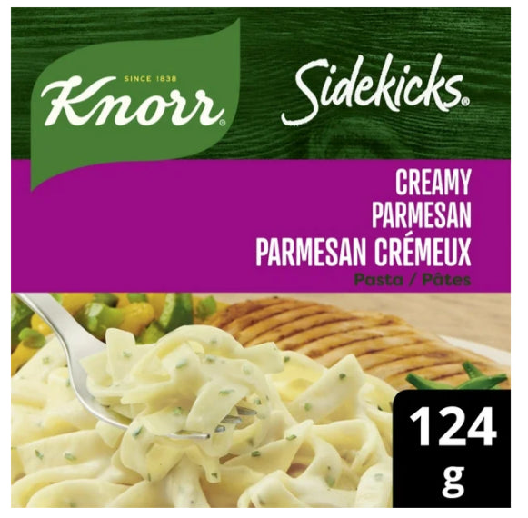 Knorr Sidekicks Creamy Parmesan Pasta Side Dish, 124g