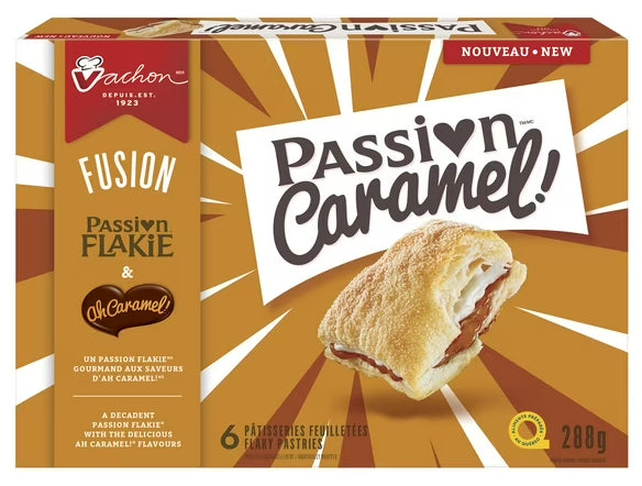 Vachon Passion Caramel! Caramel Flaky Pastries, 6 Cakes, 288g