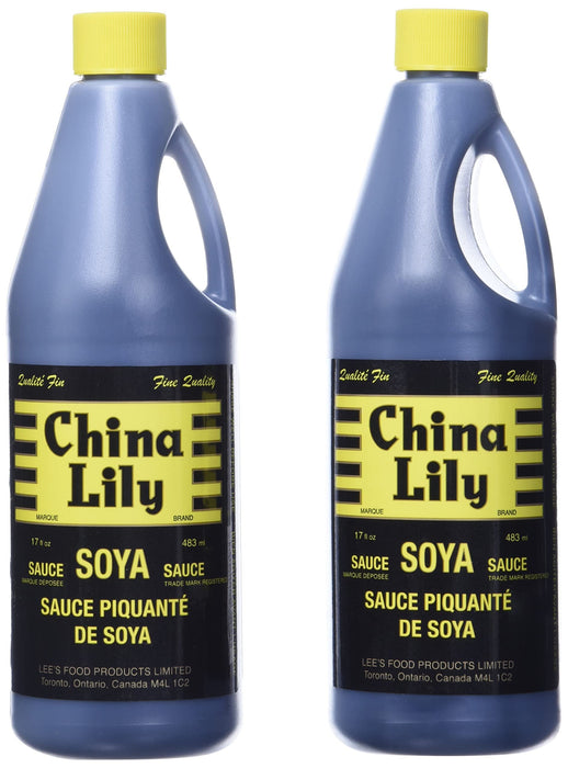 China Lily Soy Sauce 483ml/16.3 floz Each 2 Bottles