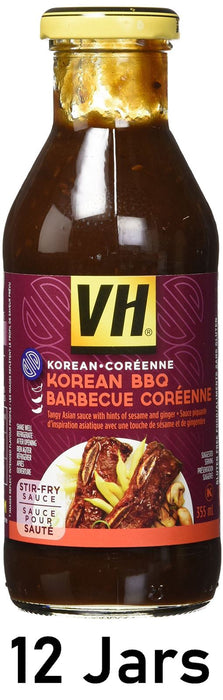 VH Korean BBQ Stir Fry Sauce 355ml/12oz Each 12 Jars