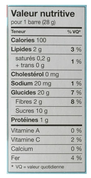 Go Pure Strawberry Fruit & Oat Bars, 5 Bars, 140g