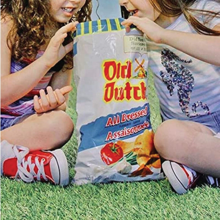 Old Dutch Potato Chips 1 Bag of Ketchup Flavour + 1 Bag of All Dressed 180g EACH