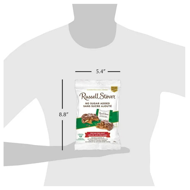 Russell Stover No Sugar Added Pecan Delights, 85g