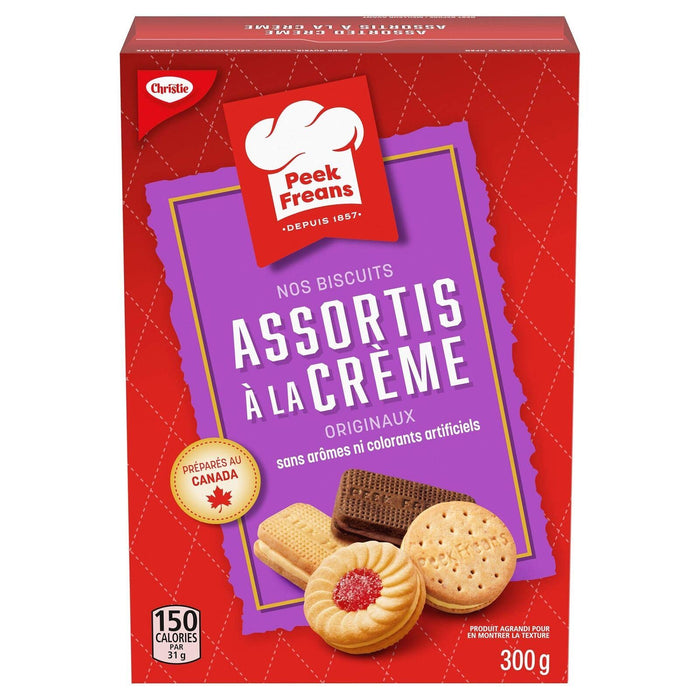 Christie Peek Freans Assorted Creme Cookies, 300g/10.6oz