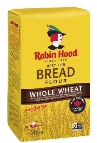 Robin Hood Best For Bread Whole Wheat Flour, 5Kg