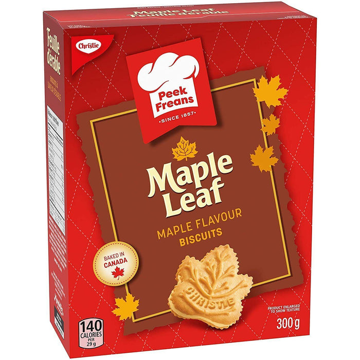 Christie Peek Freans Maple Leaf Cookies, 300g /10.6oz, 2 BOXES