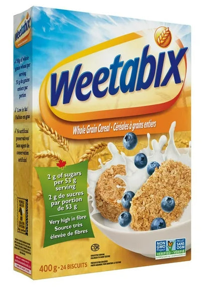 Weetabix Whole Grain Cereal, 400g