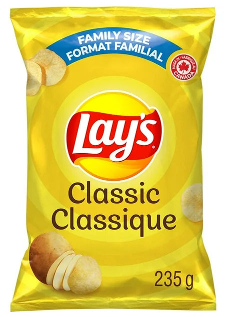 Lay's Classic Potato Chips, 235g