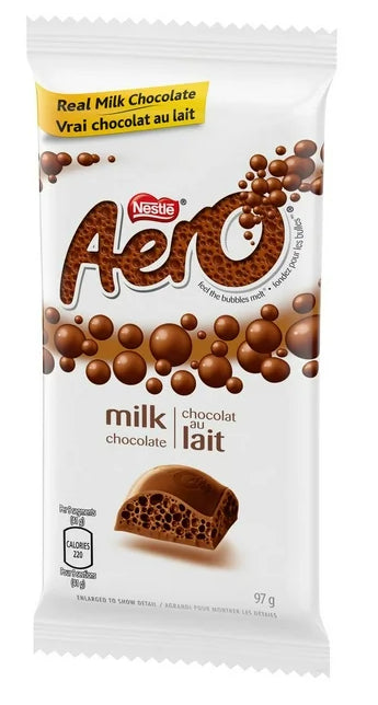 Nestle Aero Milk Chocolate Bar, 97g