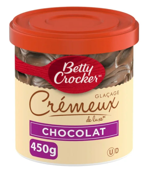 Betty Crocker Creamy Deluxe Frosting Chocolate, 450g