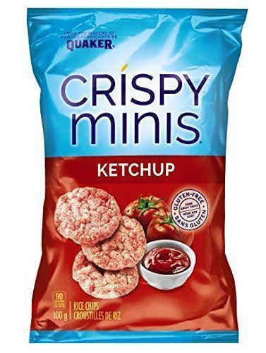 Quaker Crispy Minis Ketchup 100 Grams/3.52oz Each 2 Bags