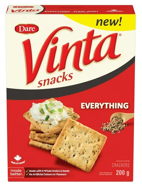 Dare Vinta Snacks Everything Flavor Crackers, 200g