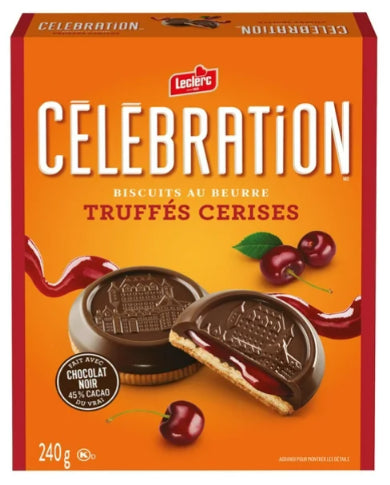 Celebration Cherry Truffle Chocolate Cookies, 240g